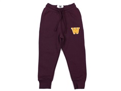 Wood Wood sweatpants burgundy